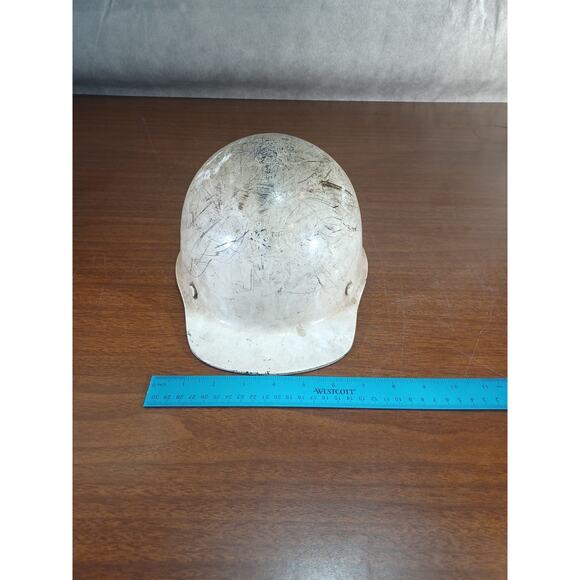 Vintage MSA White Cap -Coal Mining Helmet Cap No Liner - Picture 10 of 12